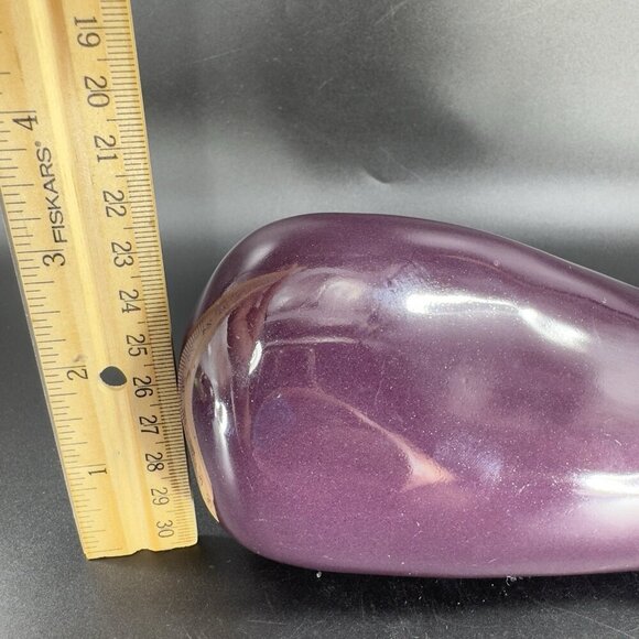 Vintage Ceramic Eggplant Set 2 Houseware Decor Figure Made In Portugal VTG - Picture 5 of 15